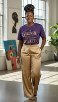 Rich and Rich Purple Queen Royalty Women's Tshirt