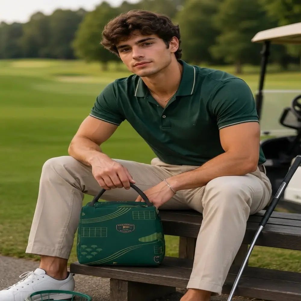 Rich and Rich Men's Sport Utility Green Golfing Lunch Bag - Rich and Rich Homeopportunities