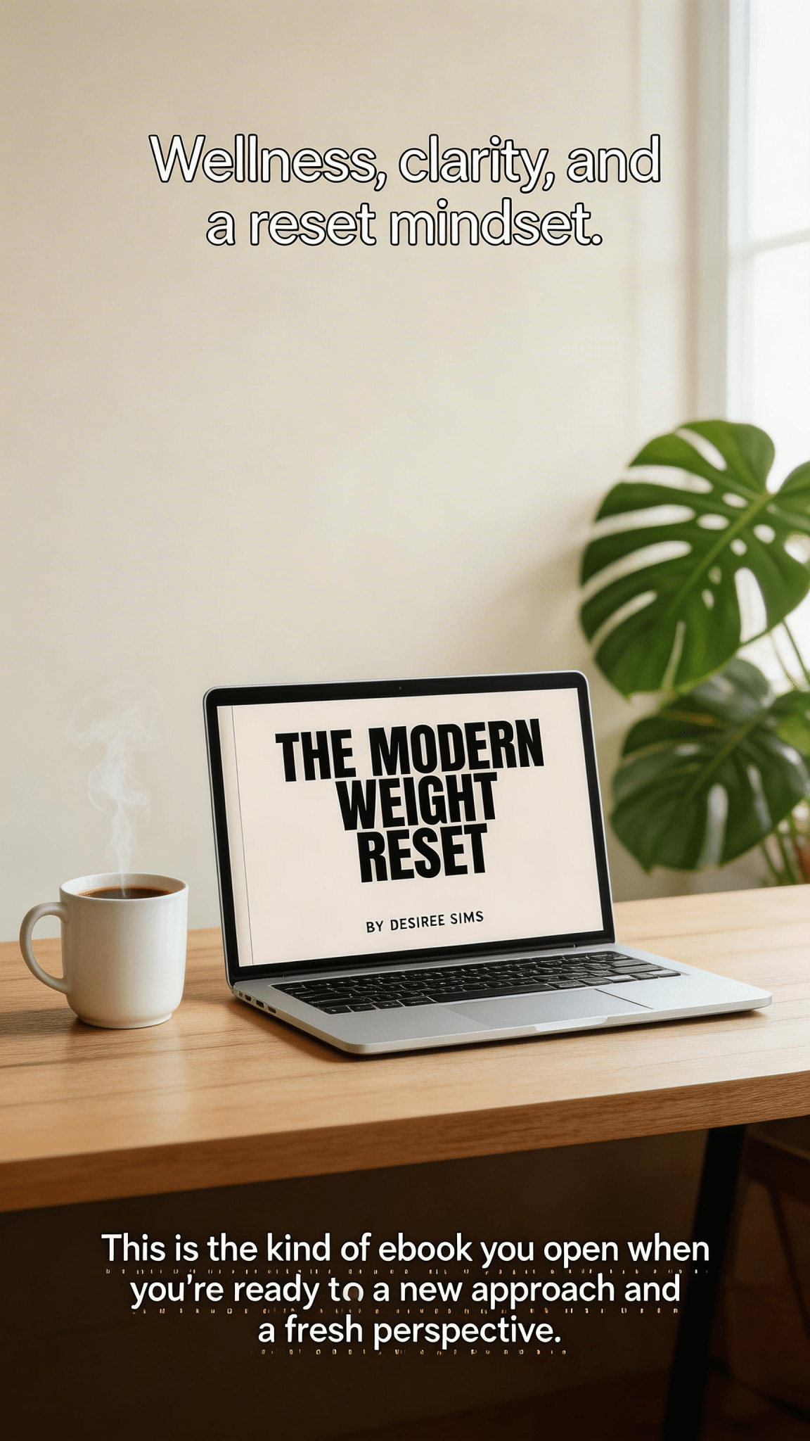 Book cover for The Modern Weight Reset by Desiree Sims, exploring modern wellness and telehealth themes — additional view 8