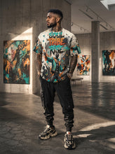 Load image into Gallery viewer, Rich and Rich Soul Tribe Rise Men's Multicolor Beige T-Shirt | Men's Graphic Streetwea
