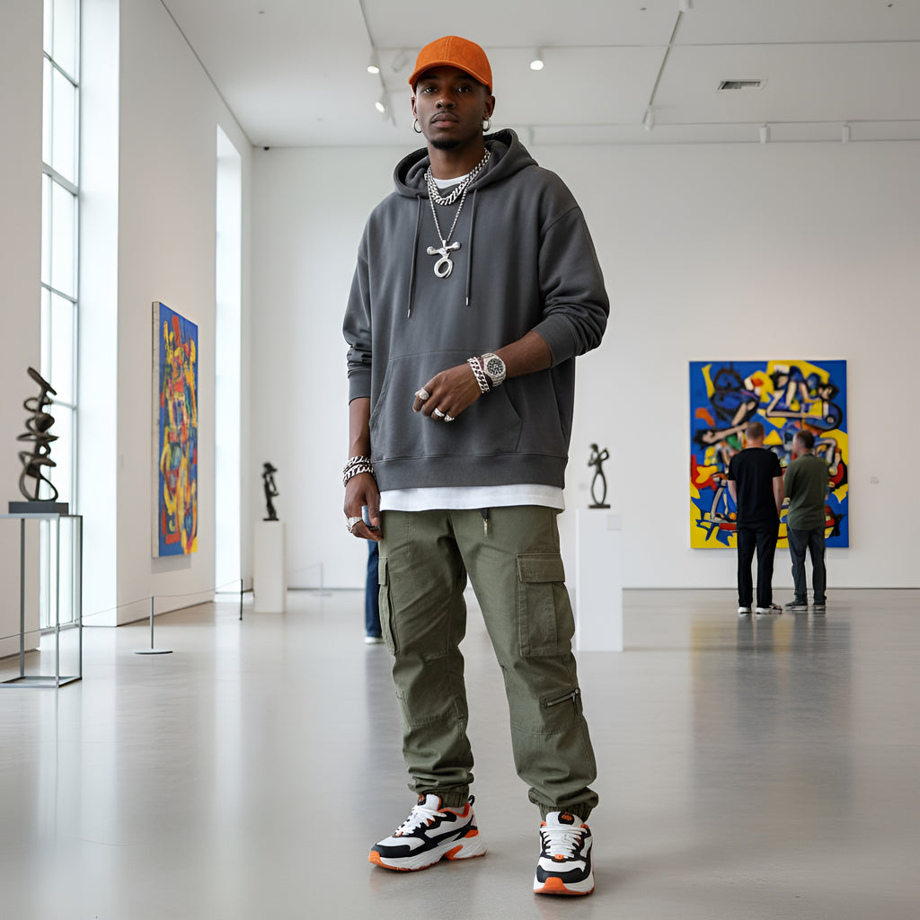 Rich and Rich Orange Feng Shui Designer Unisex Baseball Cap