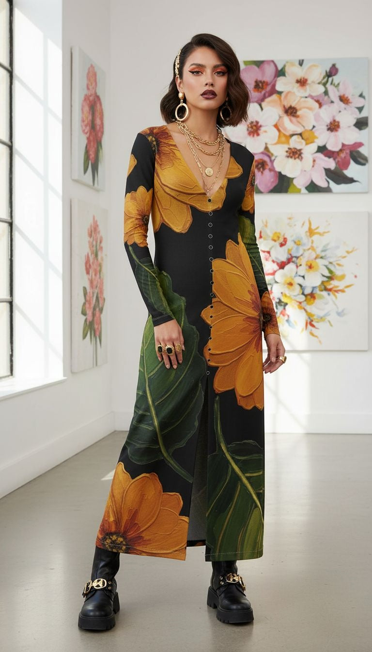 Rich and Rich Floral Ladies Cardigan