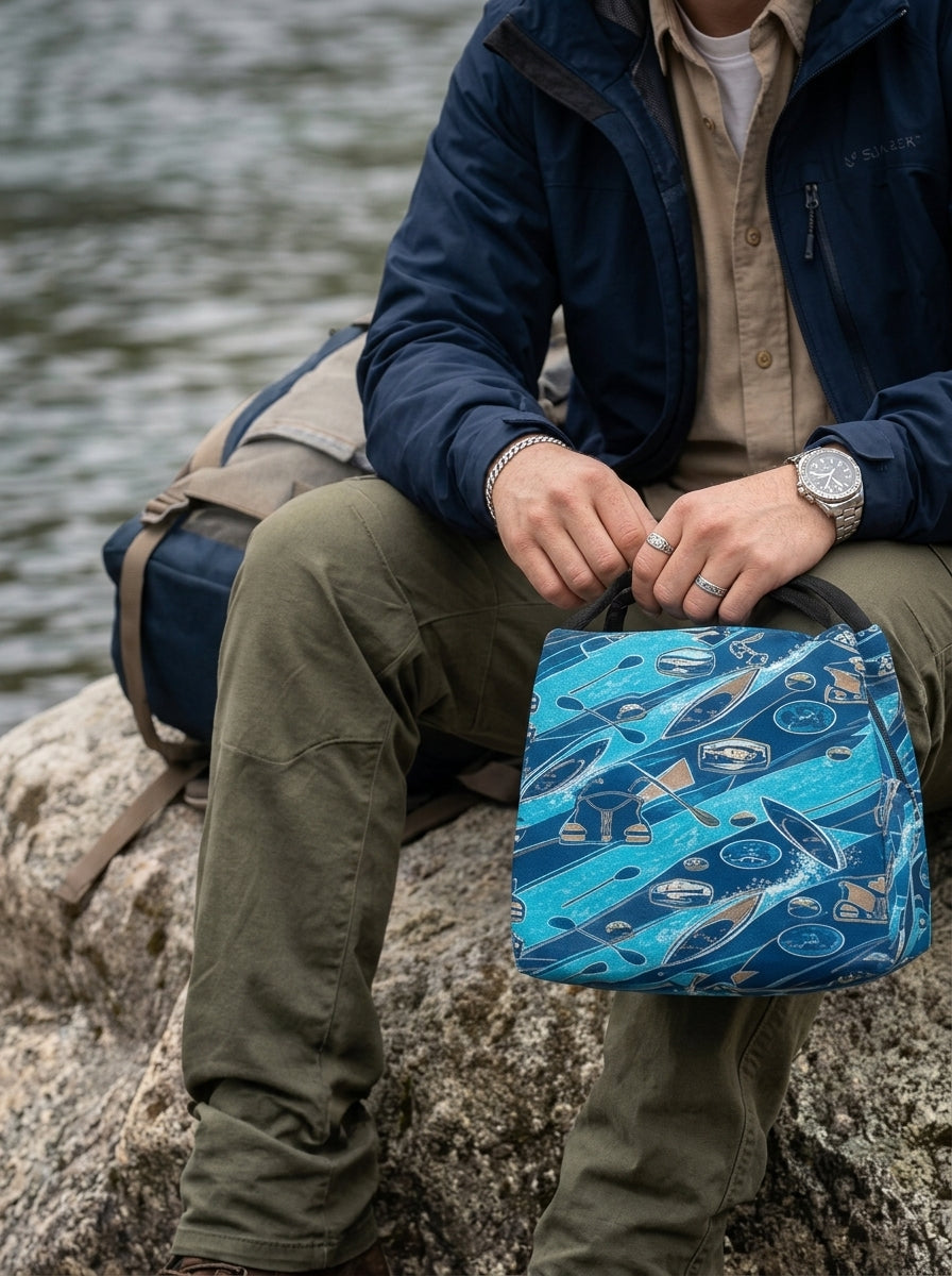 Rich and Rich Sport Utility Kayak / Water Adventure Trapezoid Lunch Bag