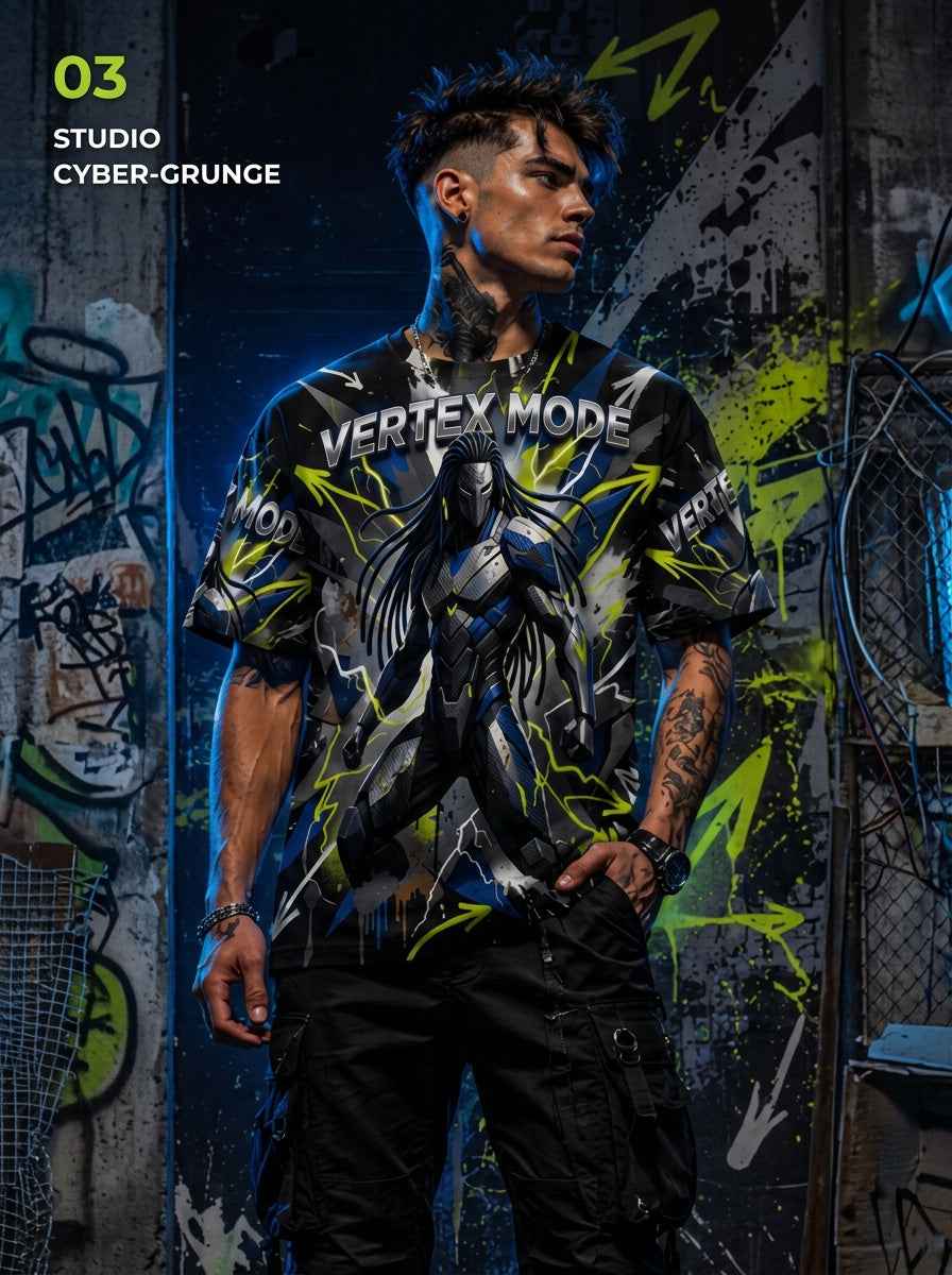 Rich and Rich Men's Black Multi Vertex Mode T-Shirt Men's - Rich and Rich Homeopportunities