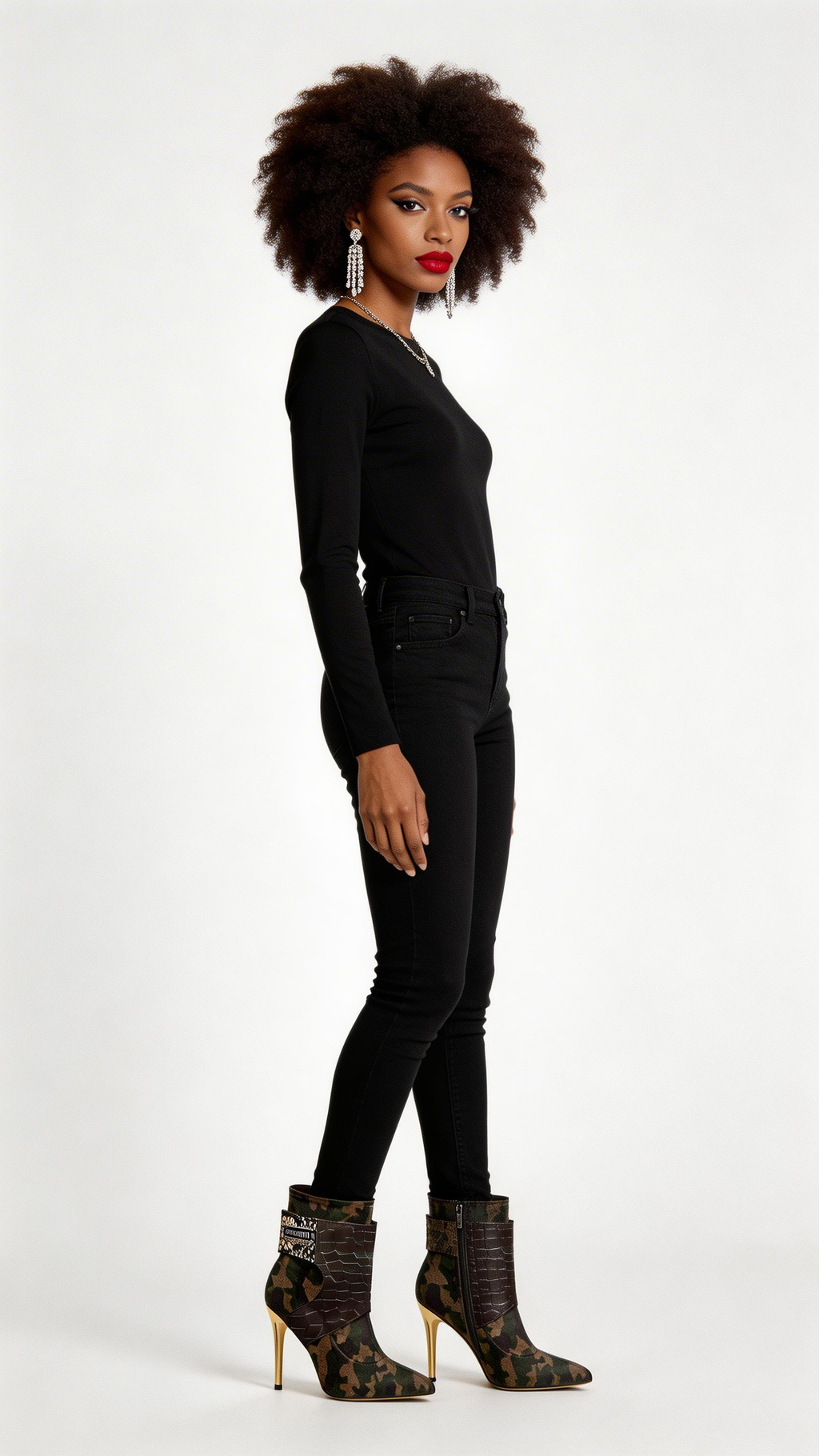 Rich and Rich Conchita Camo Future Women's Stiletto