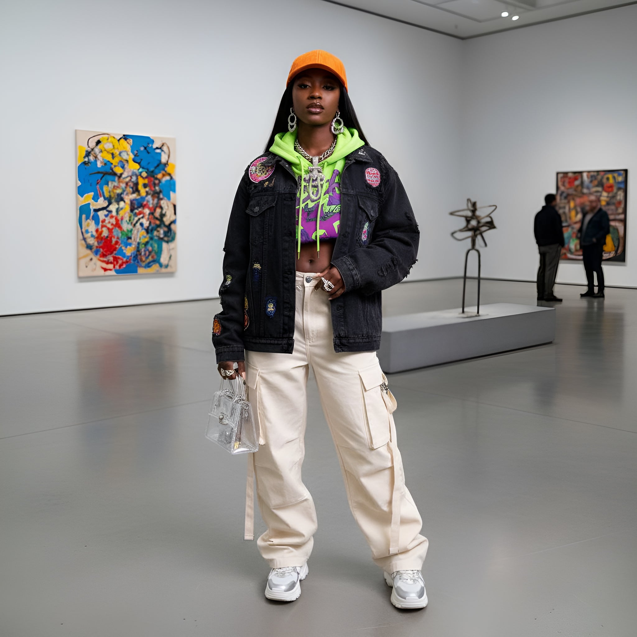 Rich and Rich Orange Feng Shui Designer Unisex Baseball Cap