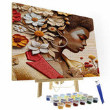Rich & Rich Blossoming in Her Power Paint by Numbers Art Kit