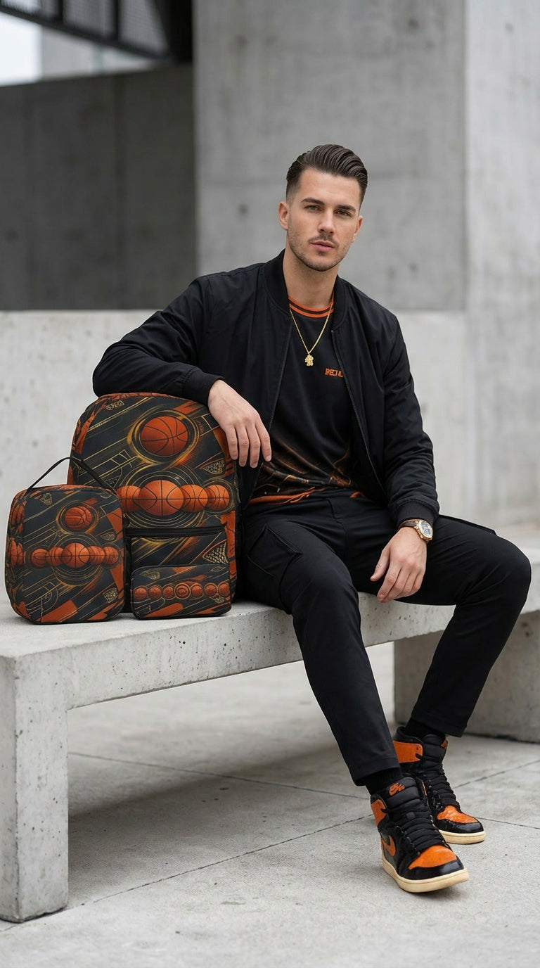 Rich and Rich Sport Utility Basketball Three Piece Set Combination