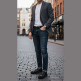 Black high-top sneaker with wraparound print and pleather toe — additional view 10