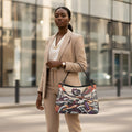 Rich and Rich Talbot Women's Earthtone Slouch Bag in premium Nappa leather with black accents