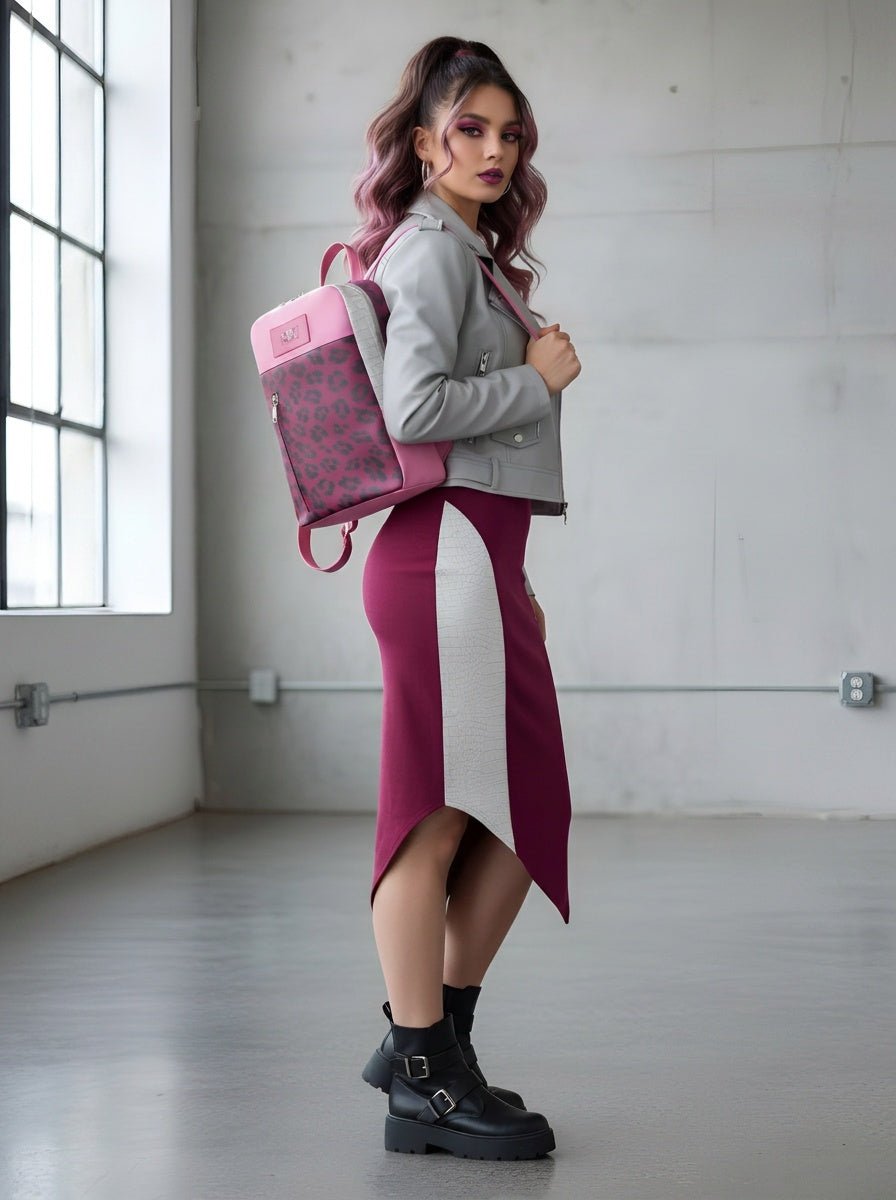 Rich and Rich HerEyes Women's Designer Luxe Urban Zip Backpack - Rich and Rich Homeopportunities