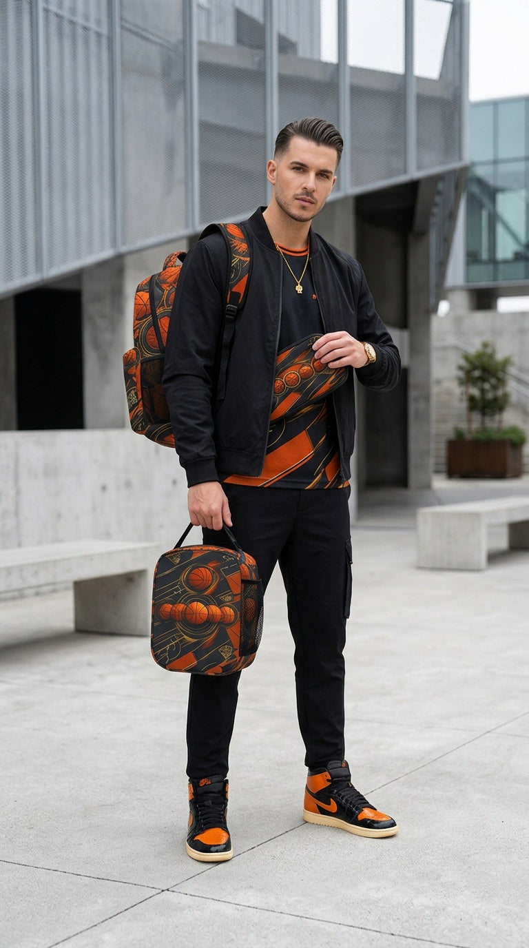 Rich and Rich Sport Utility Basketball Three Piece Set Combination