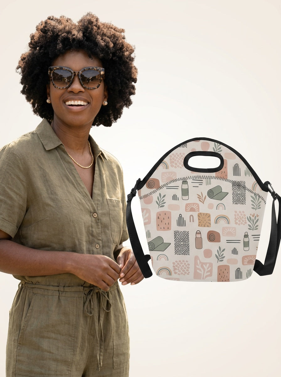 Rich & Rich Sport Utility ZenFlow Yoga Neoprene Lunch Bag/Large Capacity