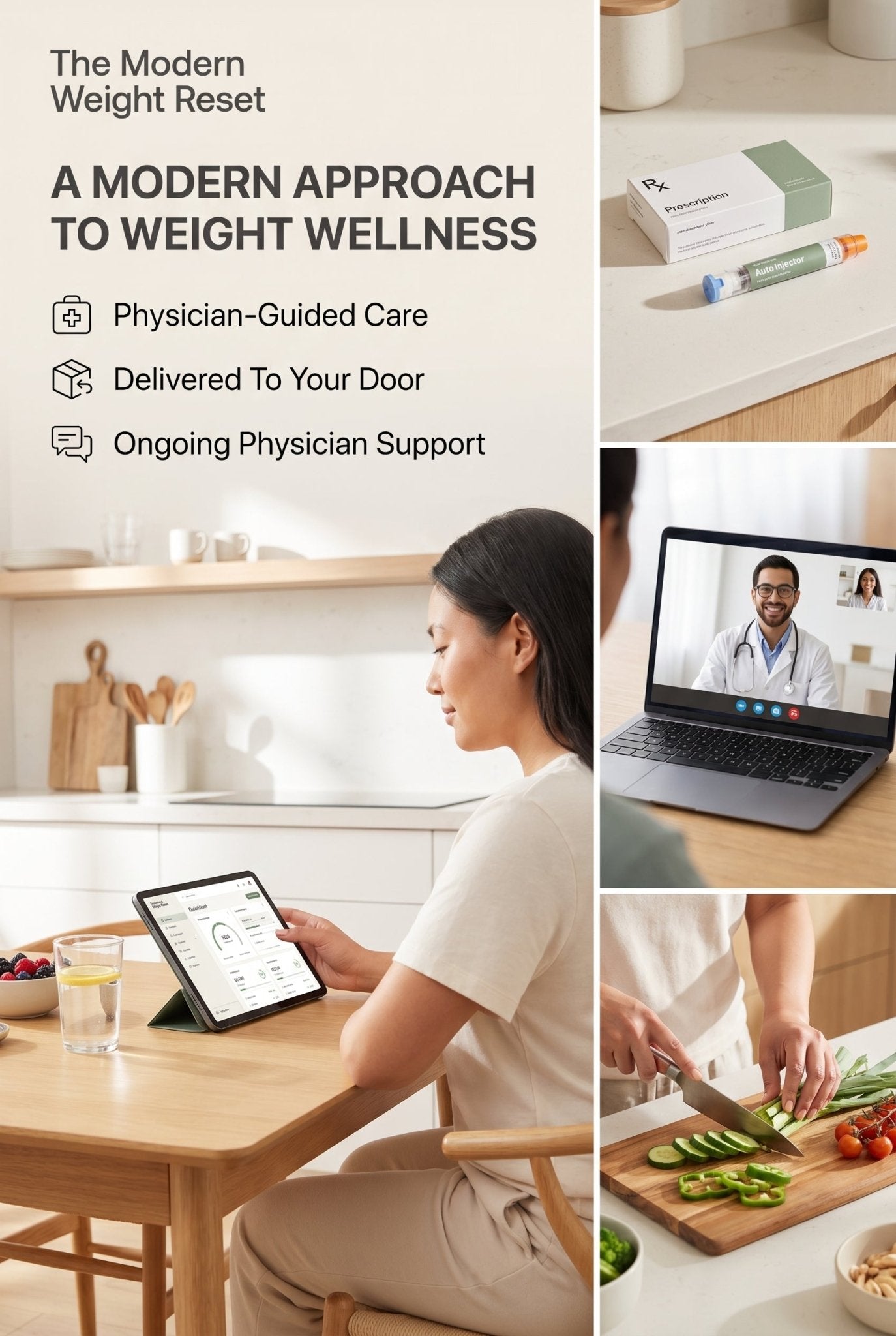Book cover for The Modern Weight Reset by Desiree Sims, exploring modern wellness and telehealth themes — additional view 46