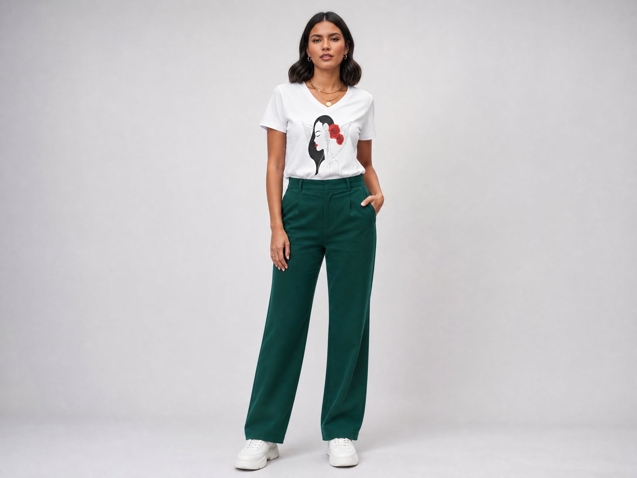 Rich and Rich Women's Rose Designer T-shirts - Rich and Rich Homeopportunities