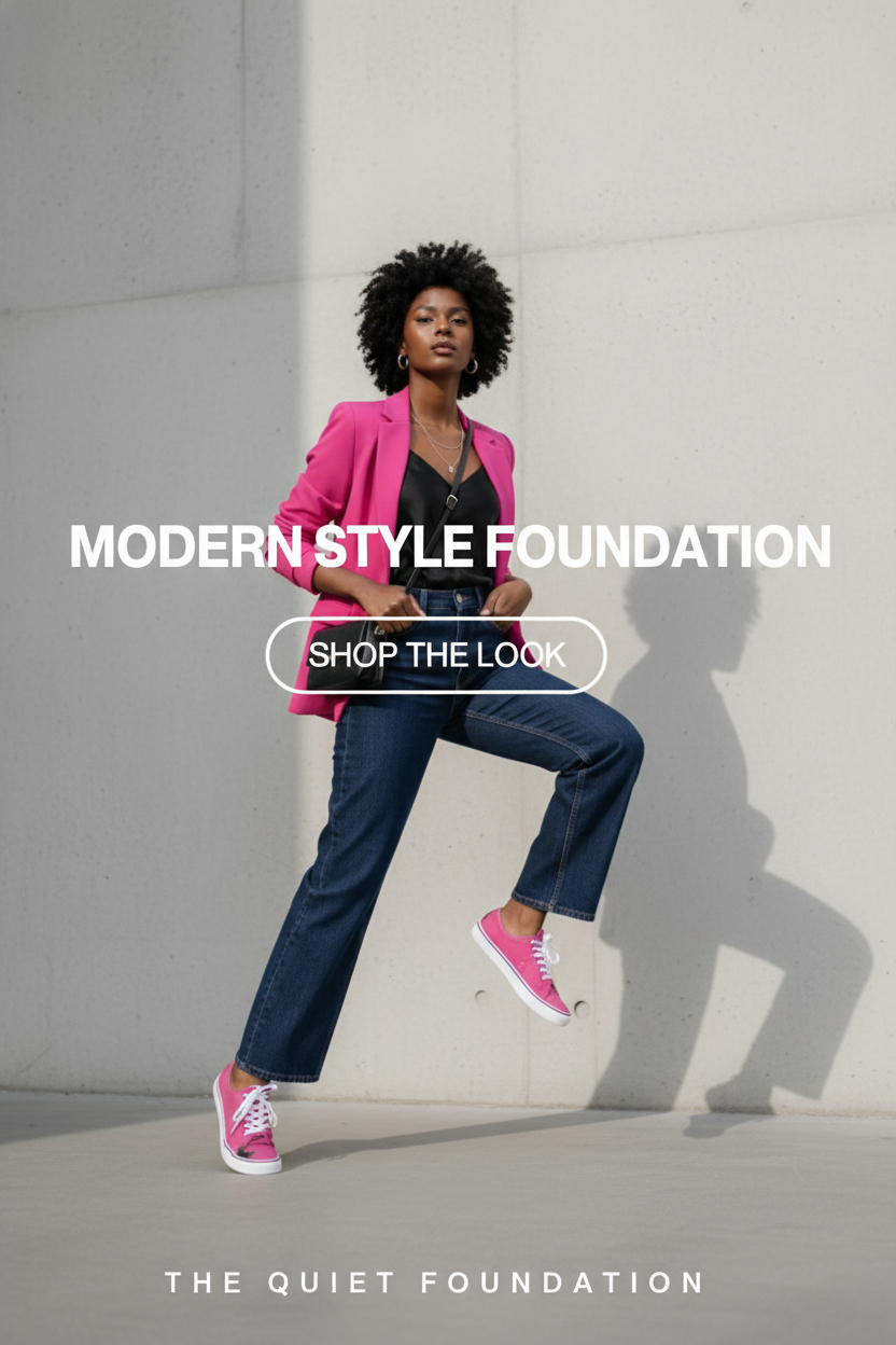 R&RH Pink Classic Low Top Women's Sneakers with Rose Design