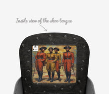 Load image into Gallery viewer, Rich and Rich Black and Red Womensmilitary  Urban-Inspired Women&#39;s High Top Boot
