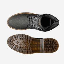 Load image into Gallery viewer, Rich and Rich Black and Red Womensmilitary  Urban-Inspired Women&#39;s High Top Boot
