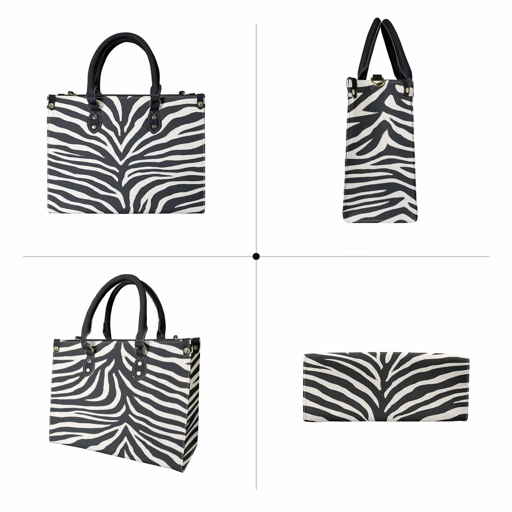 Rich and Rich Zebra Print Graphic Designer Women's Medium Size Handbag