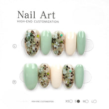 Load image into Gallery viewer, 1040- Handmade press on nails fake nails removable Handmade Drawing Nails
