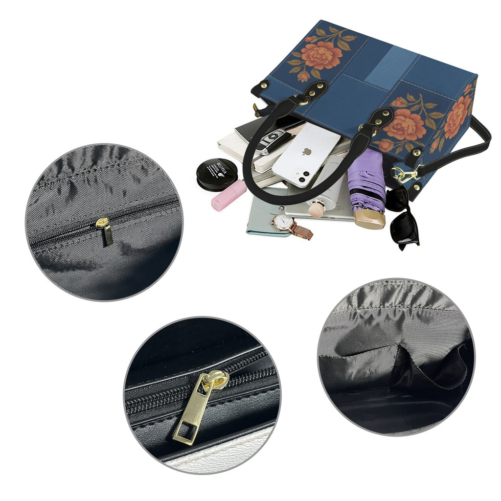 Rich and Rich Blue Floral Women's Sneaker and Purse Bundle