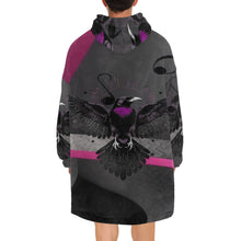 Load image into Gallery viewer, Utopiamania Magenta Hoodie Robe Blanket Hoodie for Men
