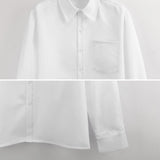 Side-pattern green camo men's long-sleeve V-neck button-up casual shirt — additional view 7
