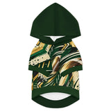 Gridiron Golden Green Football Vortex Hoodie Pet Hoodie (Large Size)