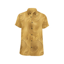 Load image into Gallery viewer, Rich and Rich Gold Baroque Men's Short Sleeved Shirt - Rich and Rich Homeopportunities
