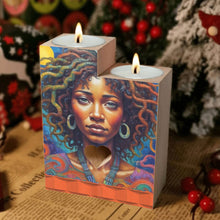 Load image into Gallery viewer, R&amp;RH Lady Wooden Candle Holder - Rich and Rich Homeopportunities 
