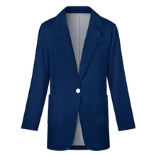 Load image into Gallery viewer, Rich and Rich Blue Multicolor Pants Set with Jacket

