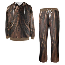 Load image into Gallery viewer, R&amp;RH Designer Men&#39;s Tracksuit Men&#39;s Streetwear Flared Brown Tracksuit - Rich and Rich Homeopportunities 
