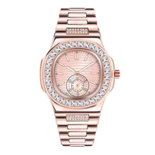 Load image into Gallery viewer, Men&#39;s Diamond Watches Fashion Alloy Band Gift Timepieces
