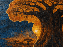 Load image into Gallery viewer, AncientCraft — The Baobab Tree of Life | 1000-Piece Wooden African Mosaic Jigsaw Puzzle - Rich and Rich Homeopportunities
