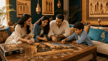 Load image into Gallery viewer, AncientCraft — The Golden Pharaoh | 1000-Piece Wooden Egyptian Mosaic Jigsaw Puzzle - Rich and Rich Homeopportunities
