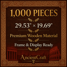 Load image into Gallery viewer, AncientCraft — The Colosseum &amp; Roman Legions | 1000-Piece Wooden Mosaic Jigsaw Puzzle - Rich and Rich Homeopportunities
