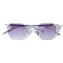 Load image into Gallery viewer, A.M. Metal Hexagon Sunglasses
