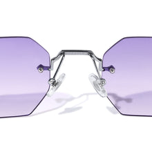 Load image into Gallery viewer, A.M. Metal Hexagon Sunglasses
