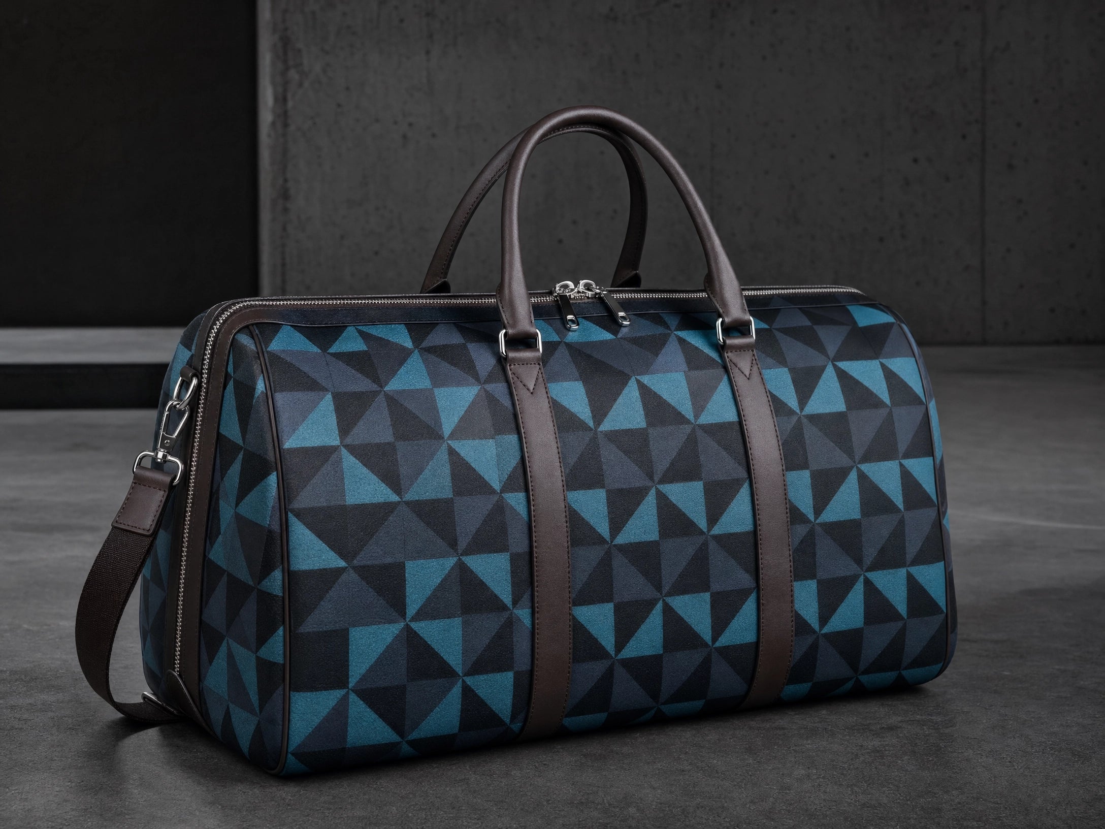 Rich and Rich JetSet Journey Apex Grid Large Capacity Duffle Bag