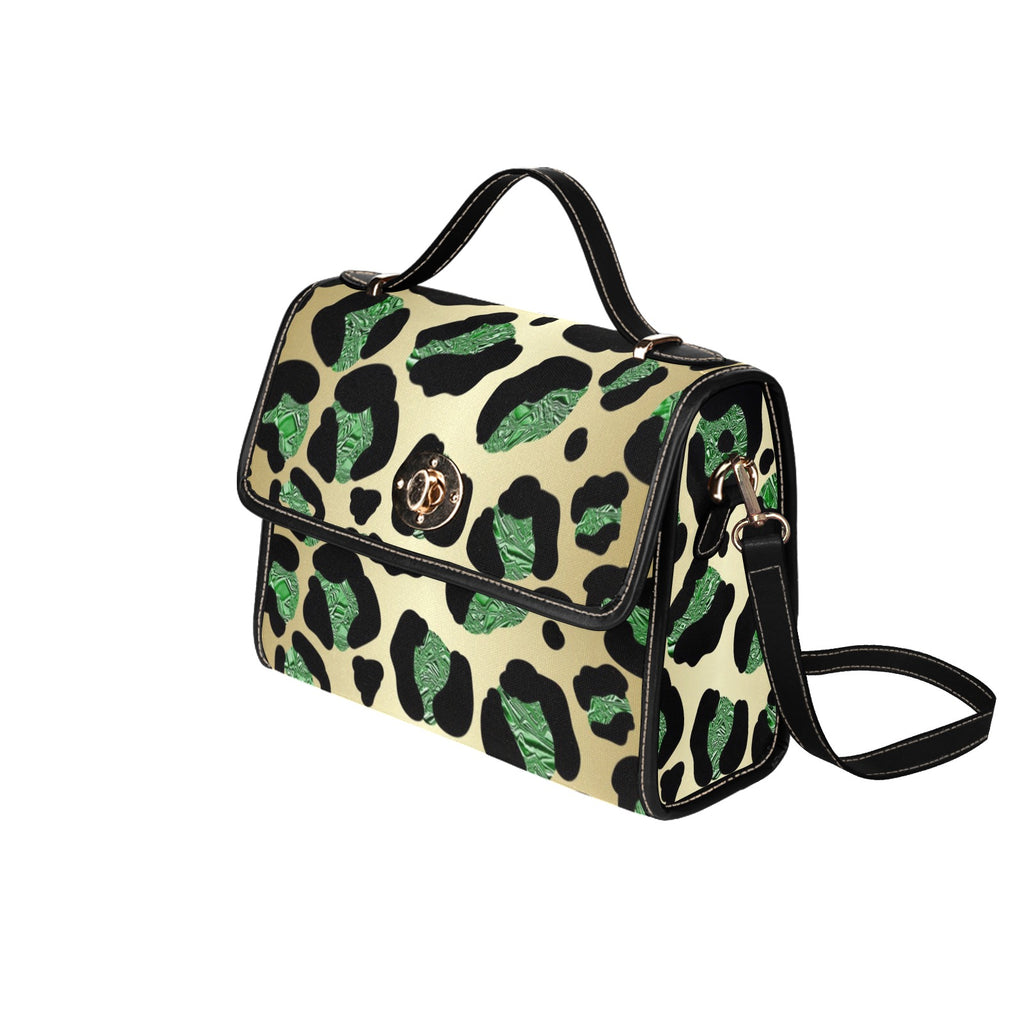 Rich and Rich Emerald Safari Waterproof Canvas Women's Shoulder Bag
