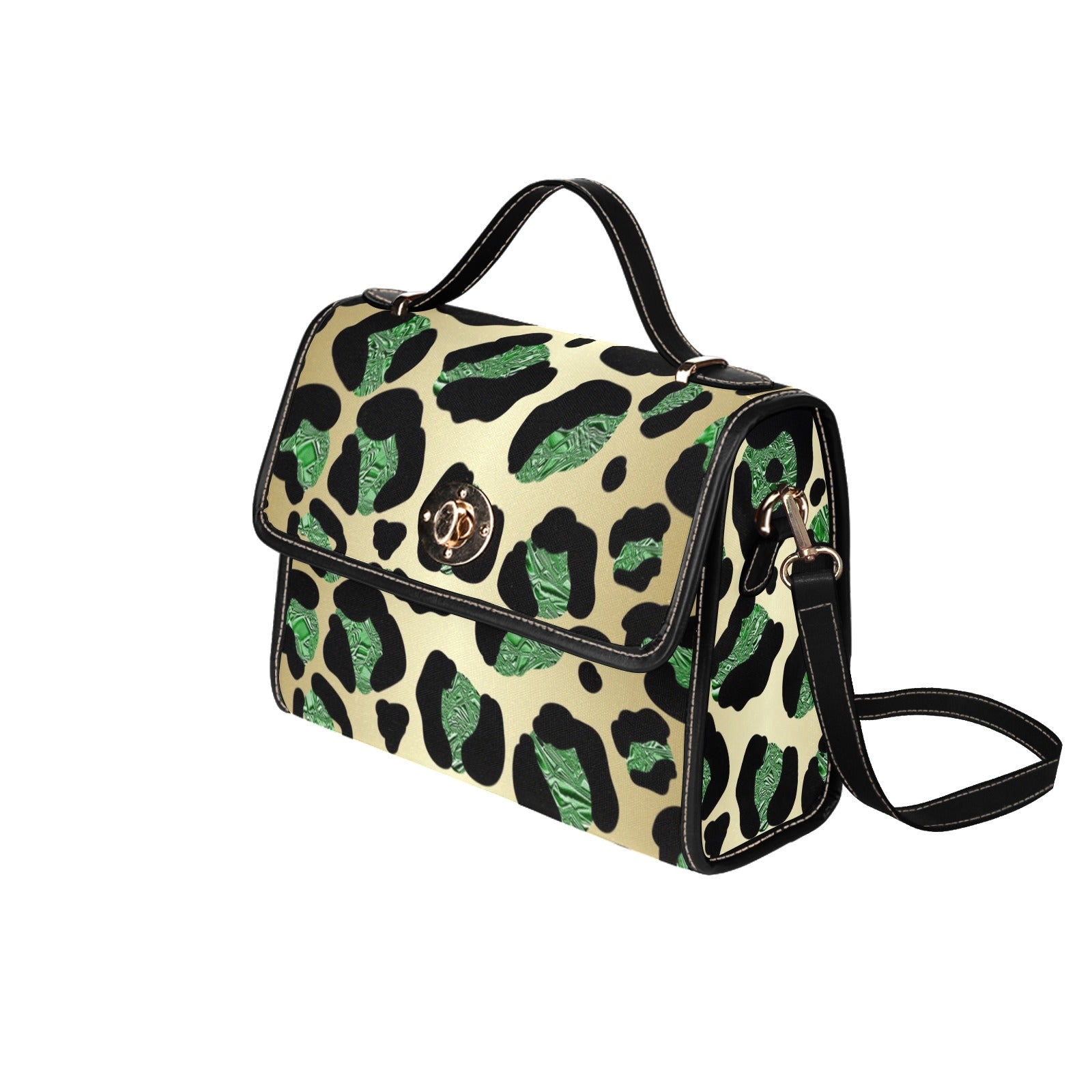 Rich and Rich Emerald Safari Waterproof Canvas Women's Shoulder Bag
