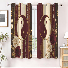 Load image into Gallery viewer, Rich and Rich Harmony Heritage Blackout Fabric Grommet Curtain 52 x 63 inch Set of 2
