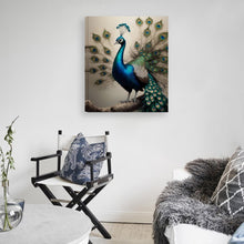 Load image into Gallery viewer, The Amazing Peacock Decorative Painting Frame Canvas Painting 20&quot;×24&quot; -Vertical (USA)
