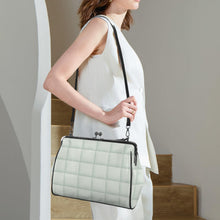 Load image into Gallery viewer, Rich and Rich Lime Kisslock Crossbody Women&#39;s Large Shoulder Bag
