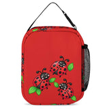 Critter Kicks Red Lady Bug Girls Backpack Set Three Piece Set Combination