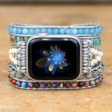 Load image into Gallery viewer, Hand-woven Stone Bead Watch – European and American Popular Accessories
