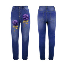 Load image into Gallery viewer, Rich and Rich Lavendar Rose Women&#39;s Jeans
