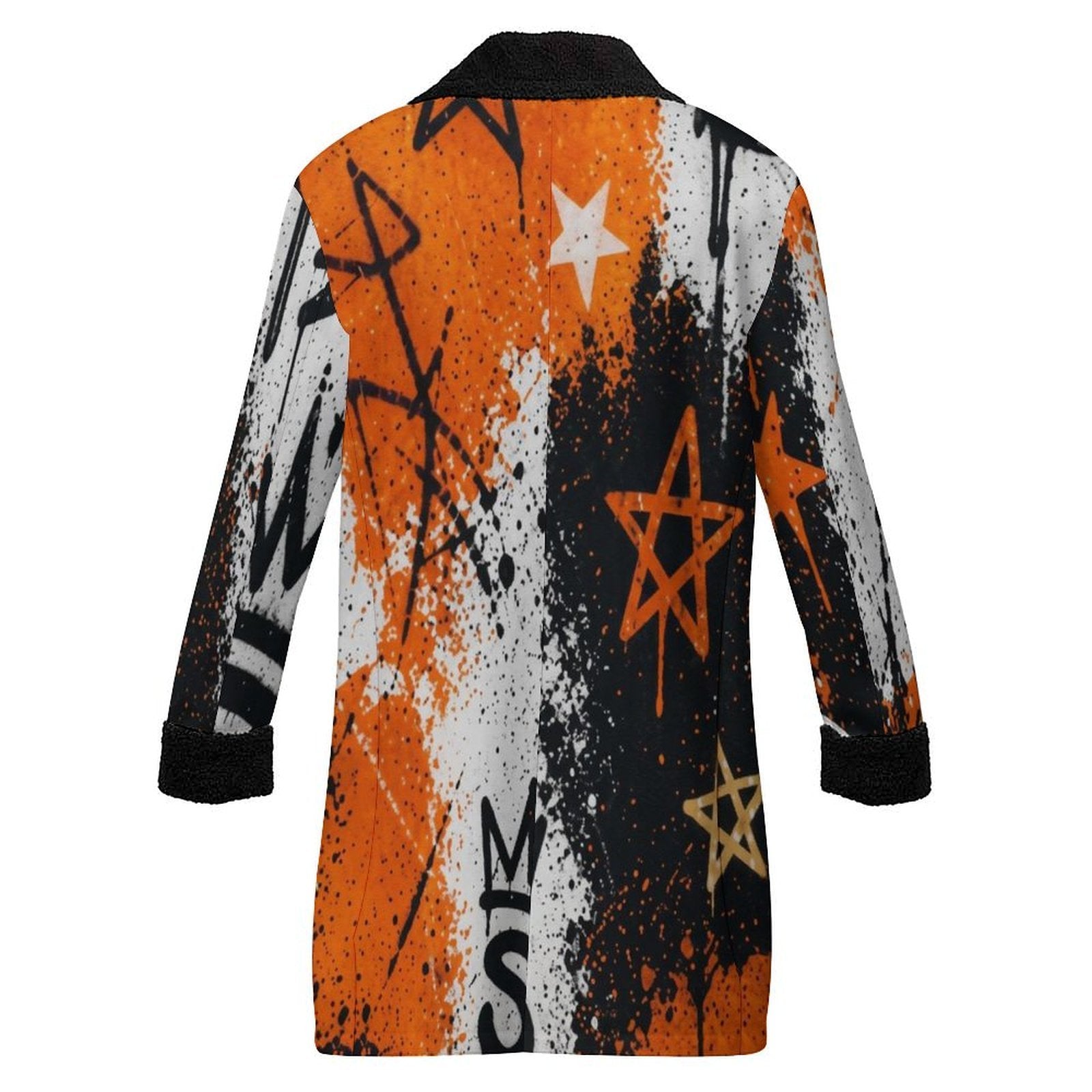 A Rich and Rich Orange Streetwear Hyperbeast Men's Double Breasted Coat