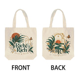 Rich and Rich Golden Doorway Terracotta Sunlit Journey Cotton Tote