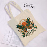 Rich and Rich Become Your Dream In Motion Women's Beige Tote Bag